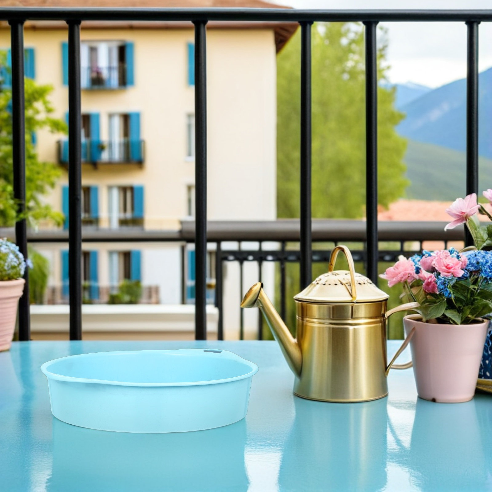 Bonsai Gardener - ตะแกรงร่อนดินพลาสติกทรงกลม 2 ชิ้น สำหรับสวนบอนไซ ปุ๋ยหมัก ดิน