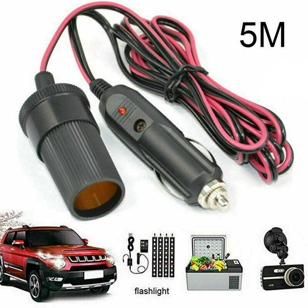 Copper Wire Roll - 5M รถซิการ์ไฟแช็กปลั๊ก 12V สายอะแดปเตอร์ SOCKET Charger