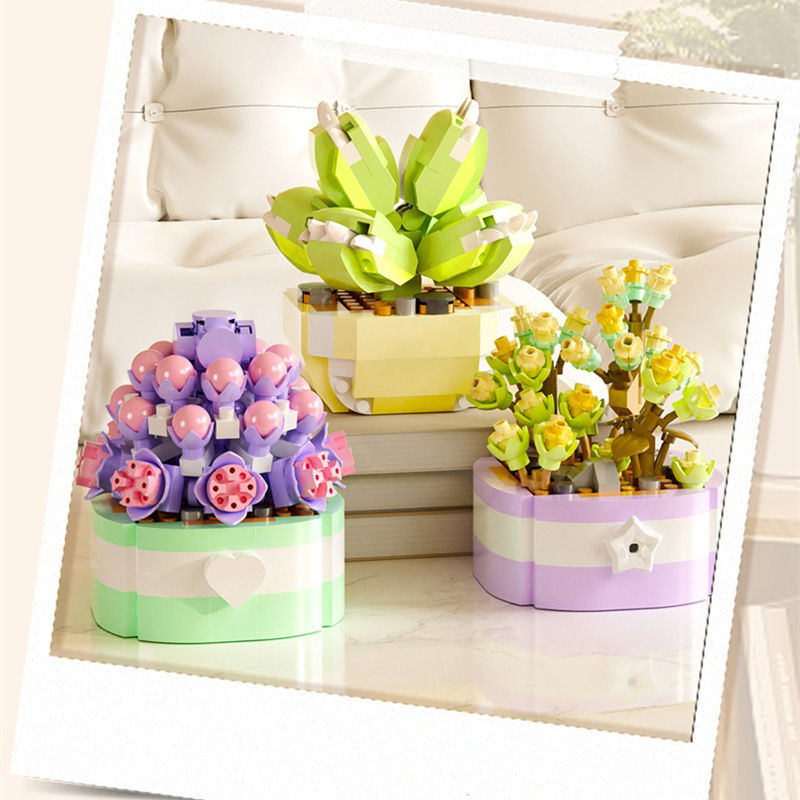 ดอกไม้ Succulents Building Blo - Bonsai Garden Lego บทวิจารณ์และราคา