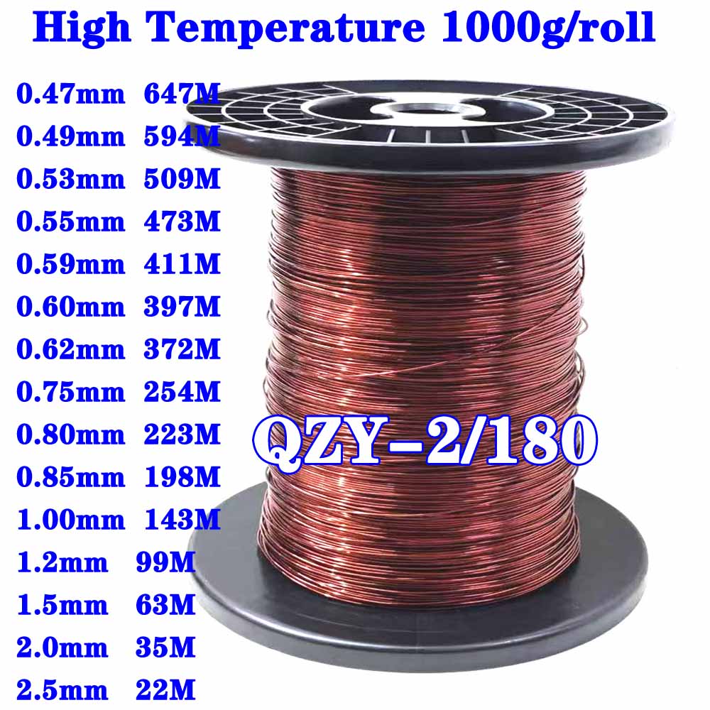 1กก./ม้วน ลวดเคลือบ QZY-2/180  - Copper Wire Roll บทวิจารณ์และราคา