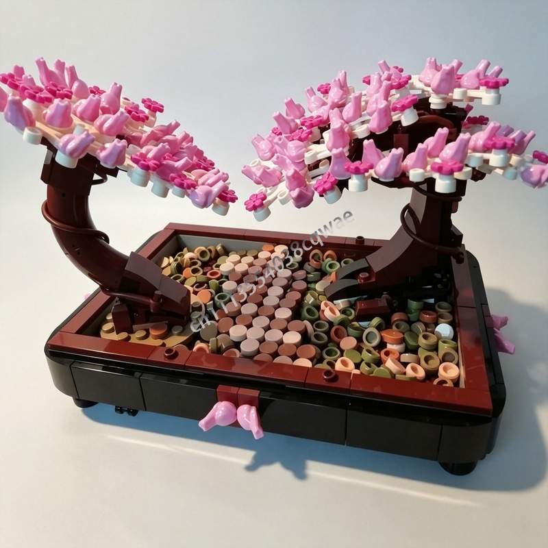 673 ชิ้น บอนไซ พาร์ค ต้นซากุระ - Bonsai Garden Lego บทวิจารณ์และราคา