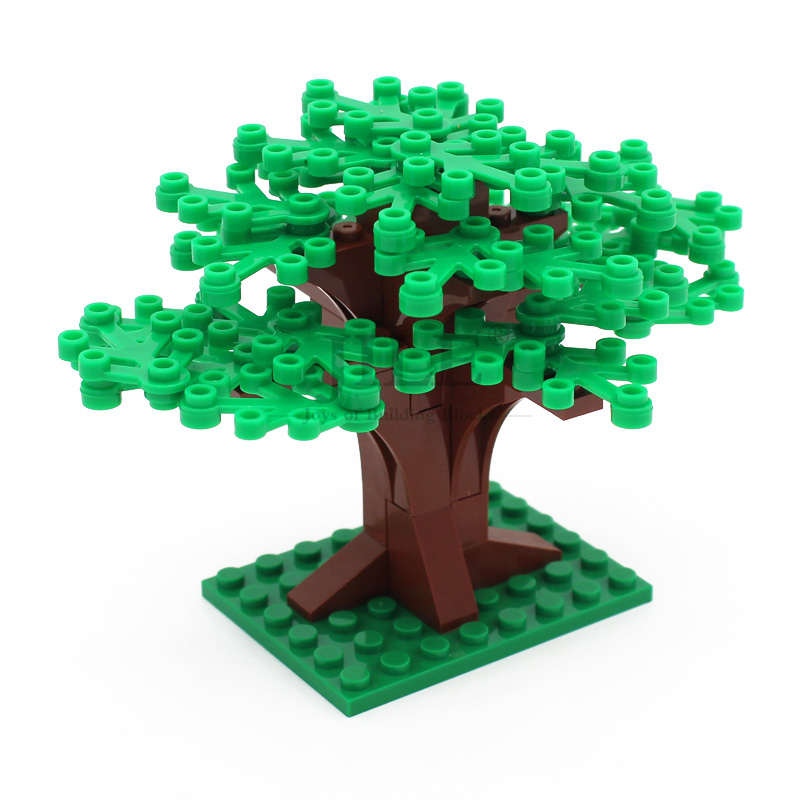Moc DIY พืชสวนต้นไม้ขนาดเล็ก 9 - Bonsai Garden Lego บทวิจารณ์และราคา