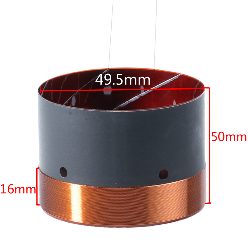 49.5มมขดลวดเสียงเบสวูฟเฟอร์ลำโ - Copper Wire Roll บทวิจารณ์และราคา