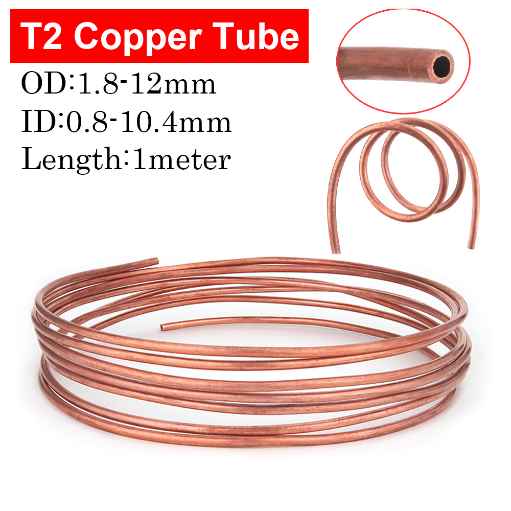 1เมตร ท่อทองแดงอ่อน T2 ม้วนท่อ - Copper Wire Roll บทวิจารณ์และราคา
