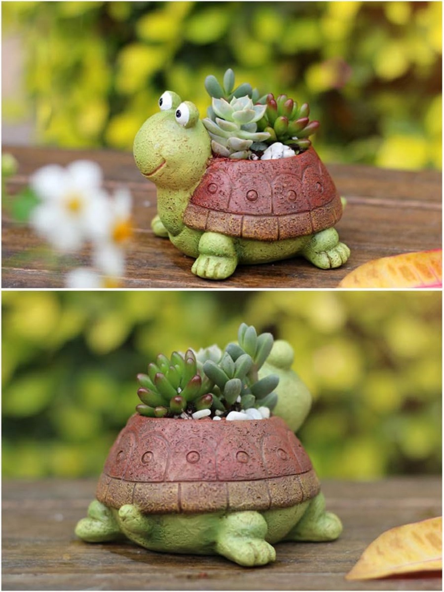 ที่ปลูกต้นไม้บอนไซรูปเต่าน่ารั - Bonsai Garden Desk บทวิจารณ์และราคา