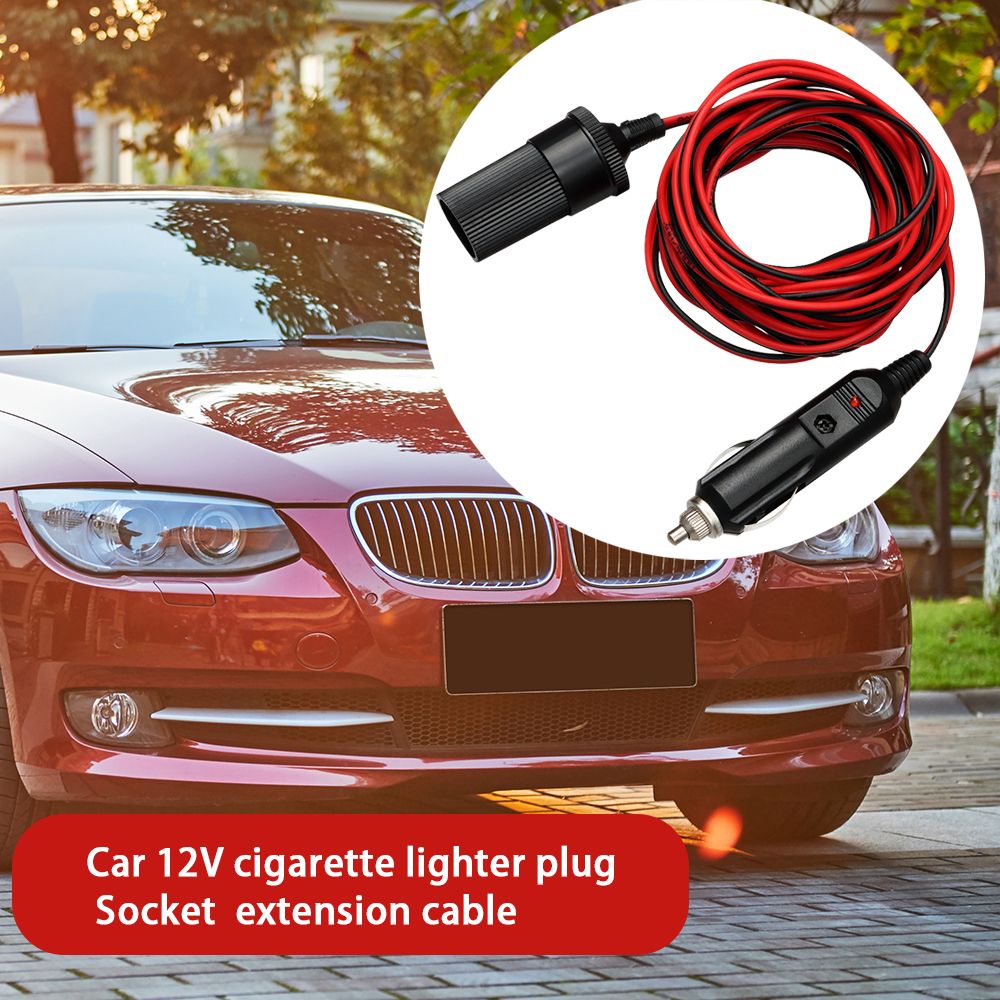5M รถซิการ์ไฟแช็กปลั๊ก 12V สาย - Copper Wire Roll บทวิจารณ์และราคา