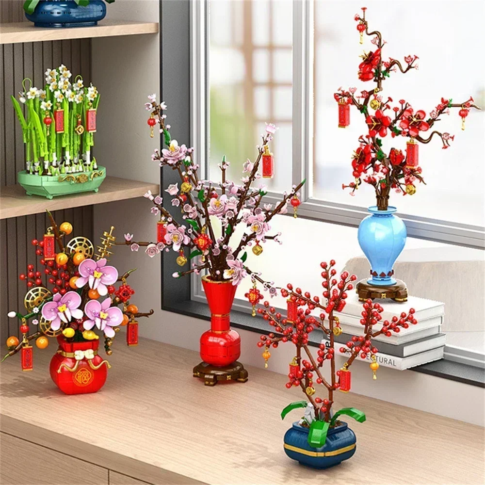 Creative City Bouquet, Peach B - Bonsai Garden Lego บทวิจารณ์และราคา
