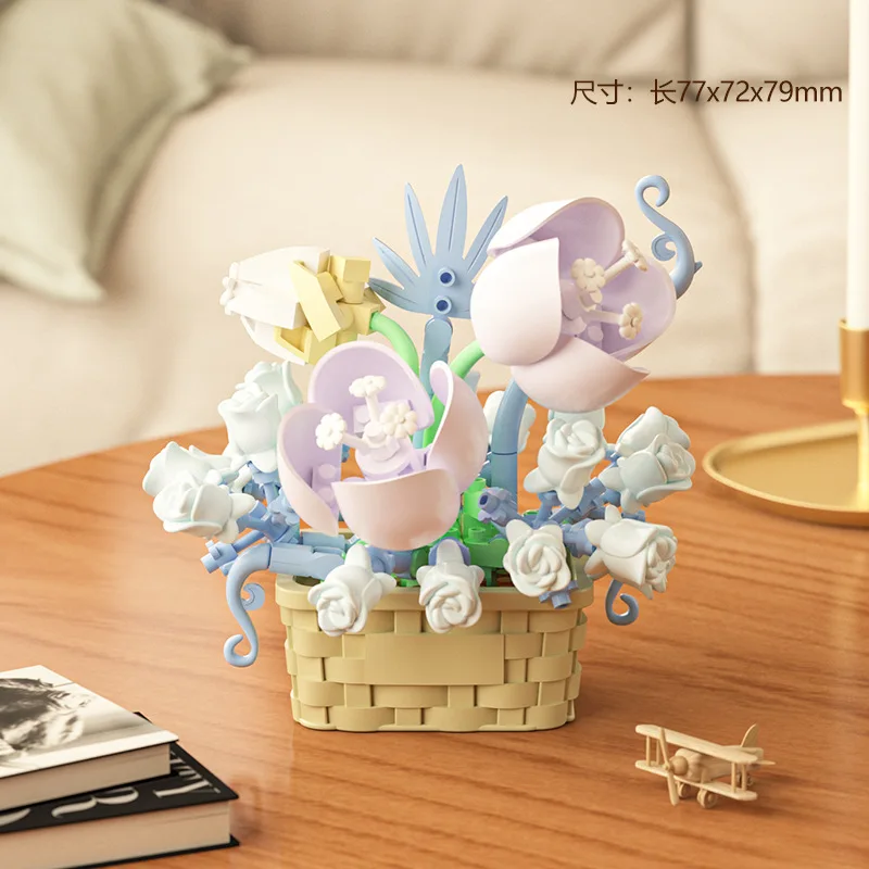 ชุดตัวต่อ DIY MOC ต้นกุหลาบในก - Bonsai Garden Lego บทวิจารณ์และราคา