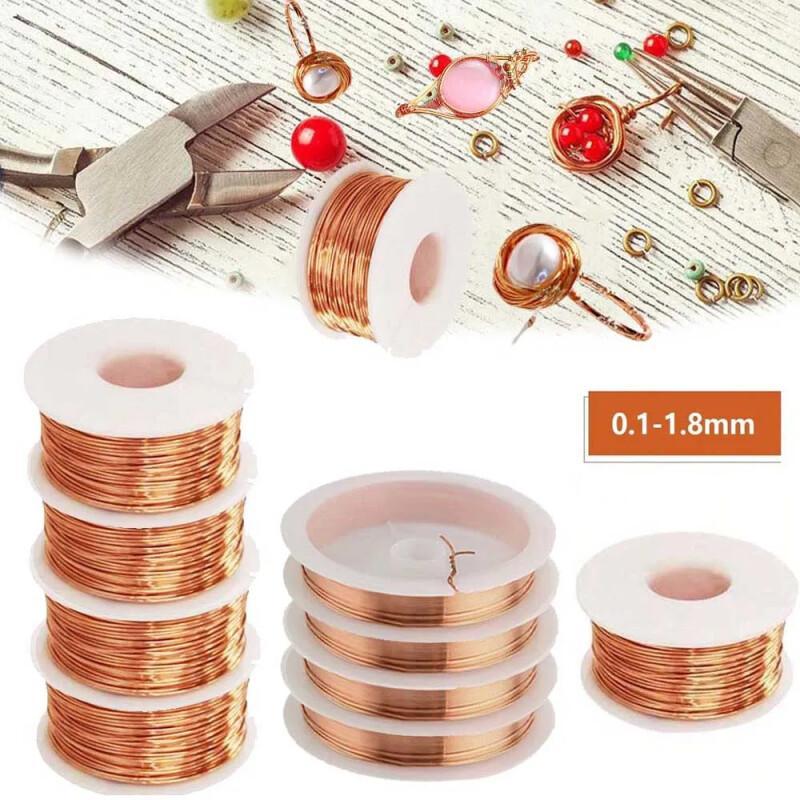 ลวดทองแดงเปลือย 10 เมตร ลวดทอง - Copper Wire Roll บทวิจารณ์และราคา