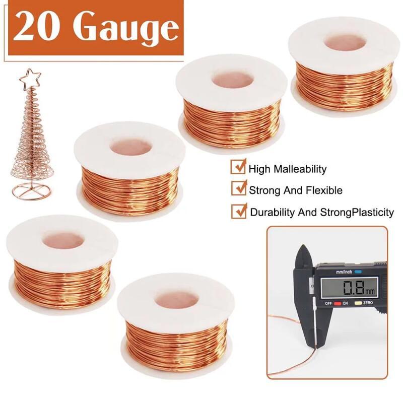 ลวดทองแดงเปลือย 10 เมตร ลวดทอง - Copper Wire Roll บทวิจารณ์และราคา