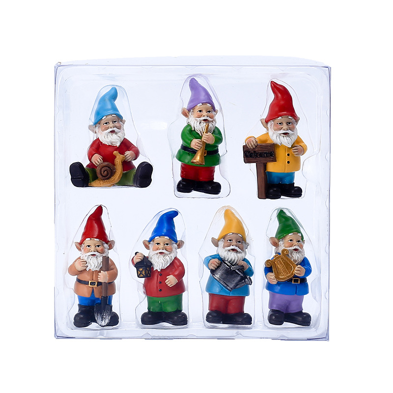 7ชิ้น/เซ็ต Miniature ตลก Gnome - Bonsai Garden Desk บทวิจารณ์และราคา