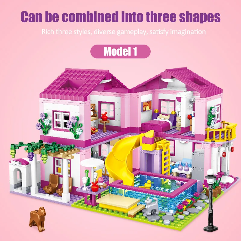 บ้านวิลล่าฤดูร้อนขนาดเมืองพร้อ - Bonsai Garden Lego บทวิจารณ์และราคา