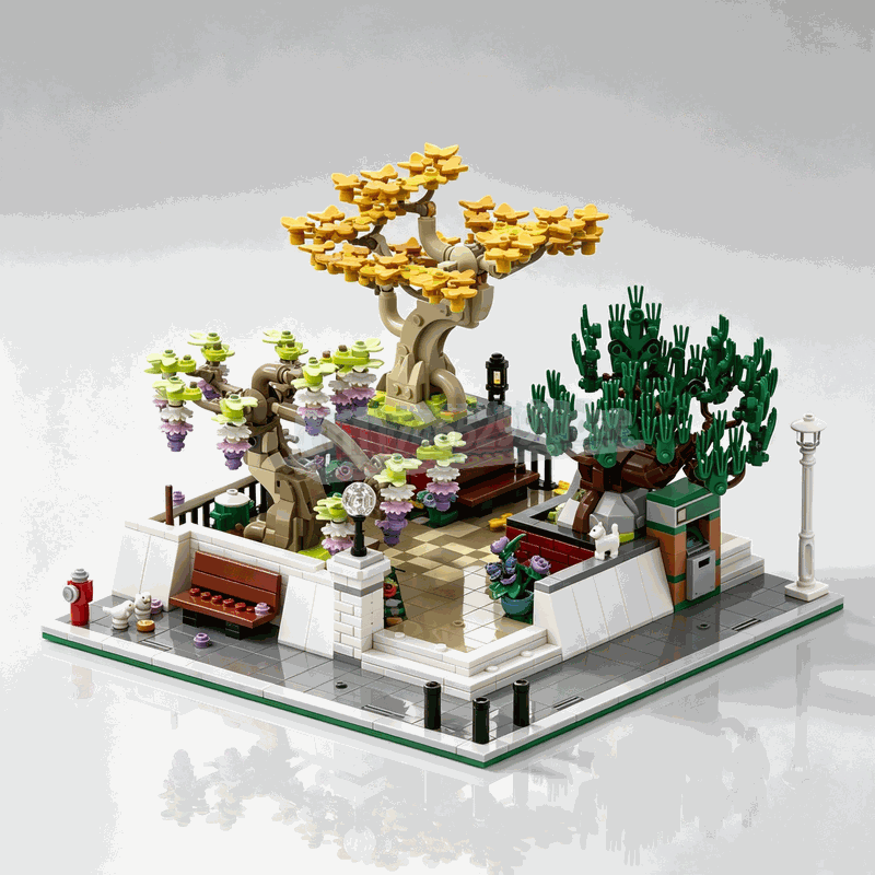 1309 ชิ้น ชุดประกอบโมเดลต้นบอน - Bonsai Garden Lego บทวิจารณ์และราคา