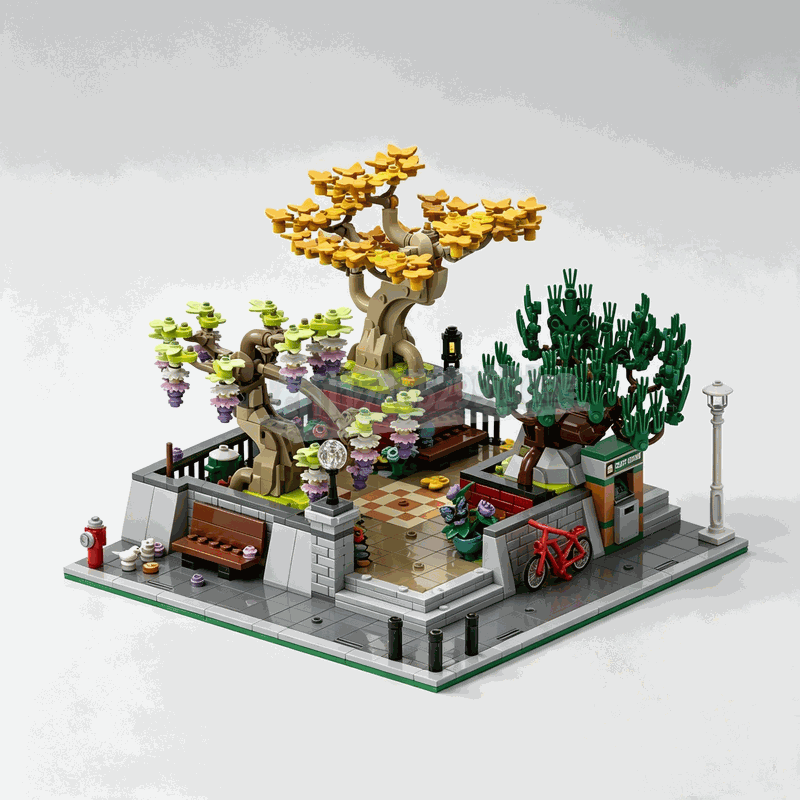 1309 ชิ้น ชุดประกอบโมเดลต้นบอน - Bonsai Garden Lego บทวิจารณ์และราคา