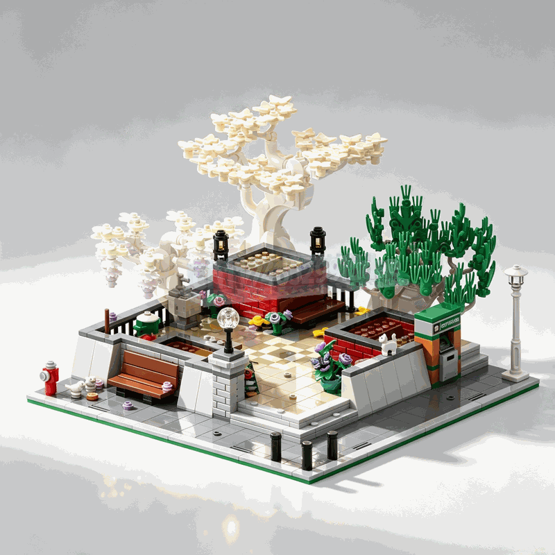 1309 ชิ้น ชุดประกอบโมเดลต้นบอน - Bonsai Garden Lego บทวิจารณ์และราคา