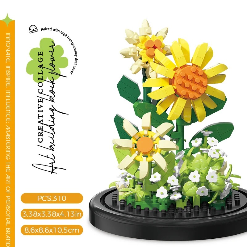ไมโครบล็อกตัวต่อ ช่อดอกไม้อมตะ - Bonsai Garden Lego บทวิจารณ์และราคา
