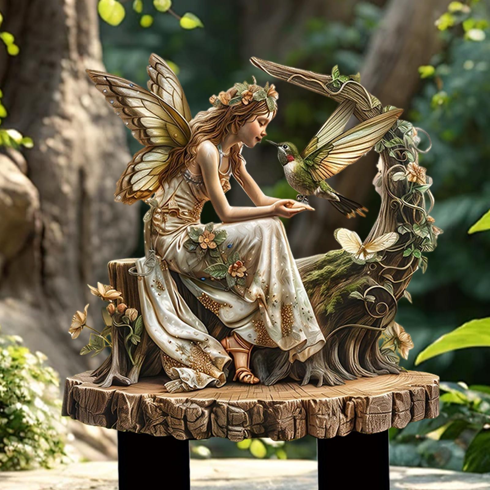 Fairy ตกแต่ง Garden Stake 2D ด - Bonsai Garden Kit บทวิจารณ์และราคา