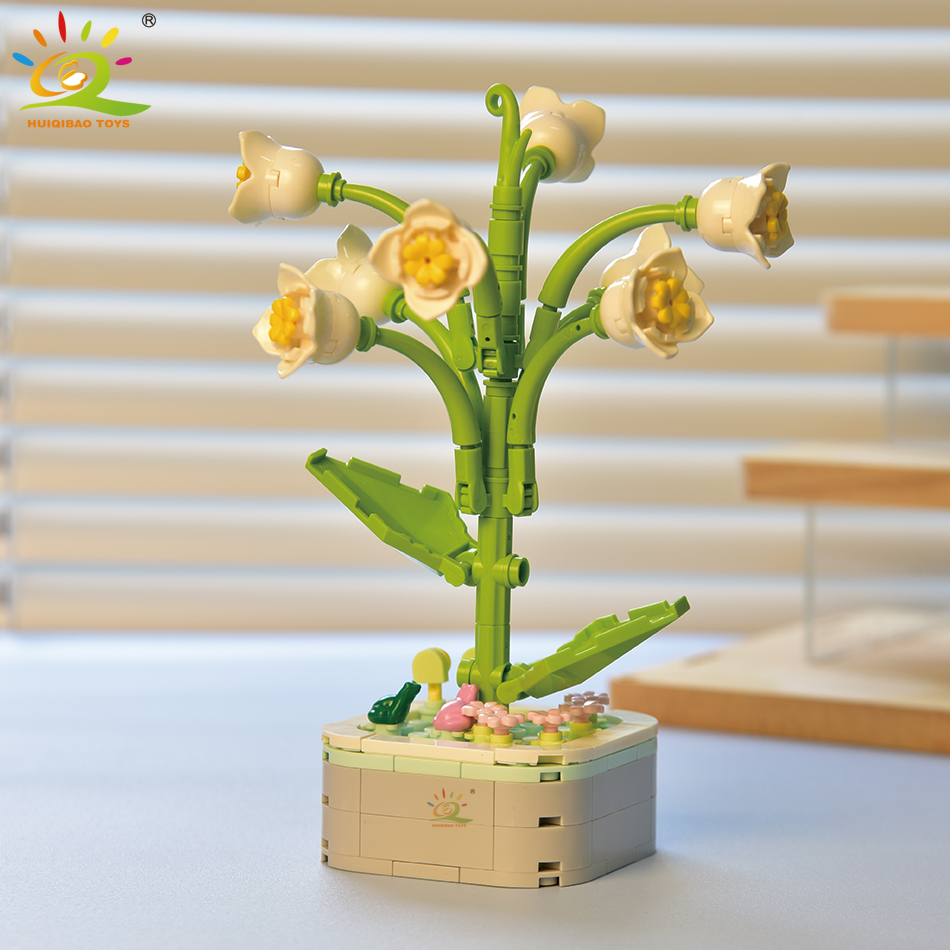 Huiqibao Moc Flower succulents - Bonsai Garden Lego บทวิจารณ์และราคา