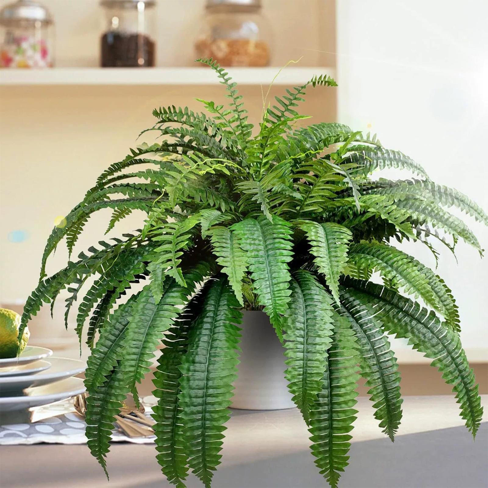 เฟิร์นปลอม 1 ชิ้น ต้นไม้พลาสติ - Bonsai Gardener บทวิจารณ์และราคา