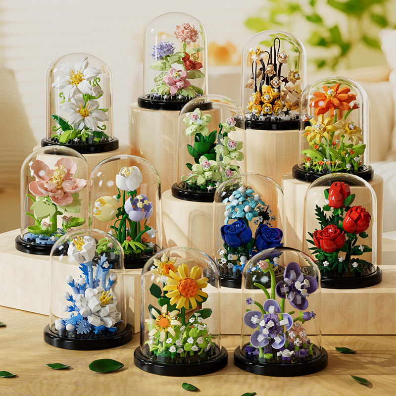 ช่อดอกไม้บอนไซบล็อกตัวต่อพลาสต - Bonsai Garden Lego บทวิจารณ์และราคา