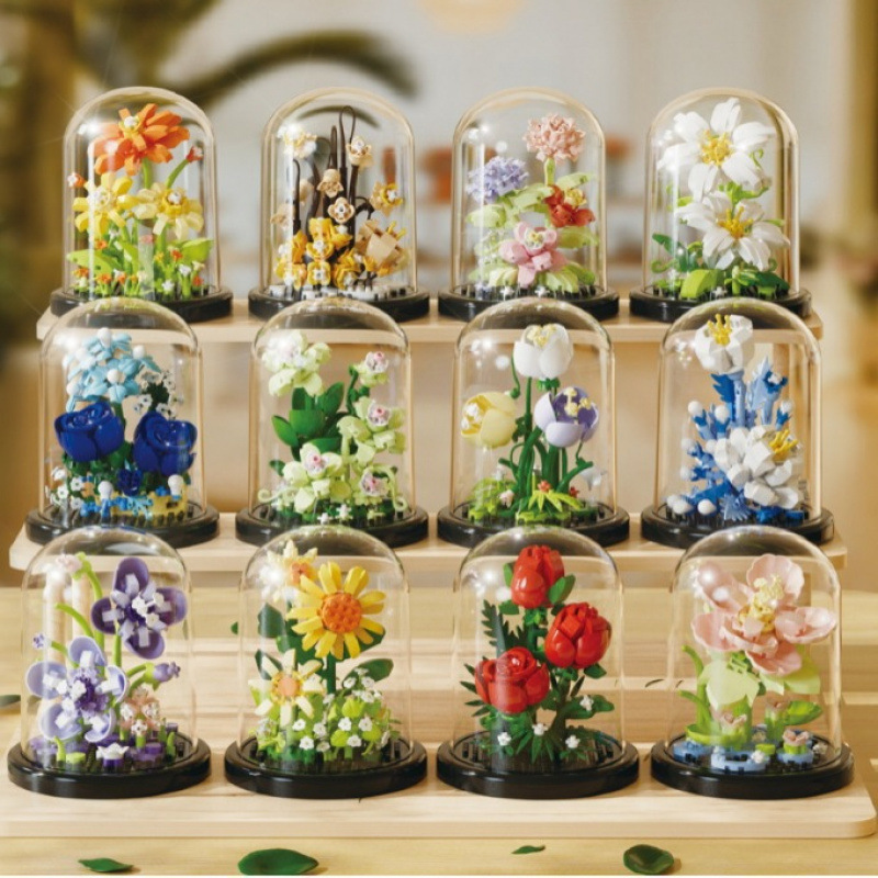 ช่อดอกไม้บอนไซบล็อกตัวต่อพลาสต - Bonsai Garden Lego บทวิจารณ์และราคา