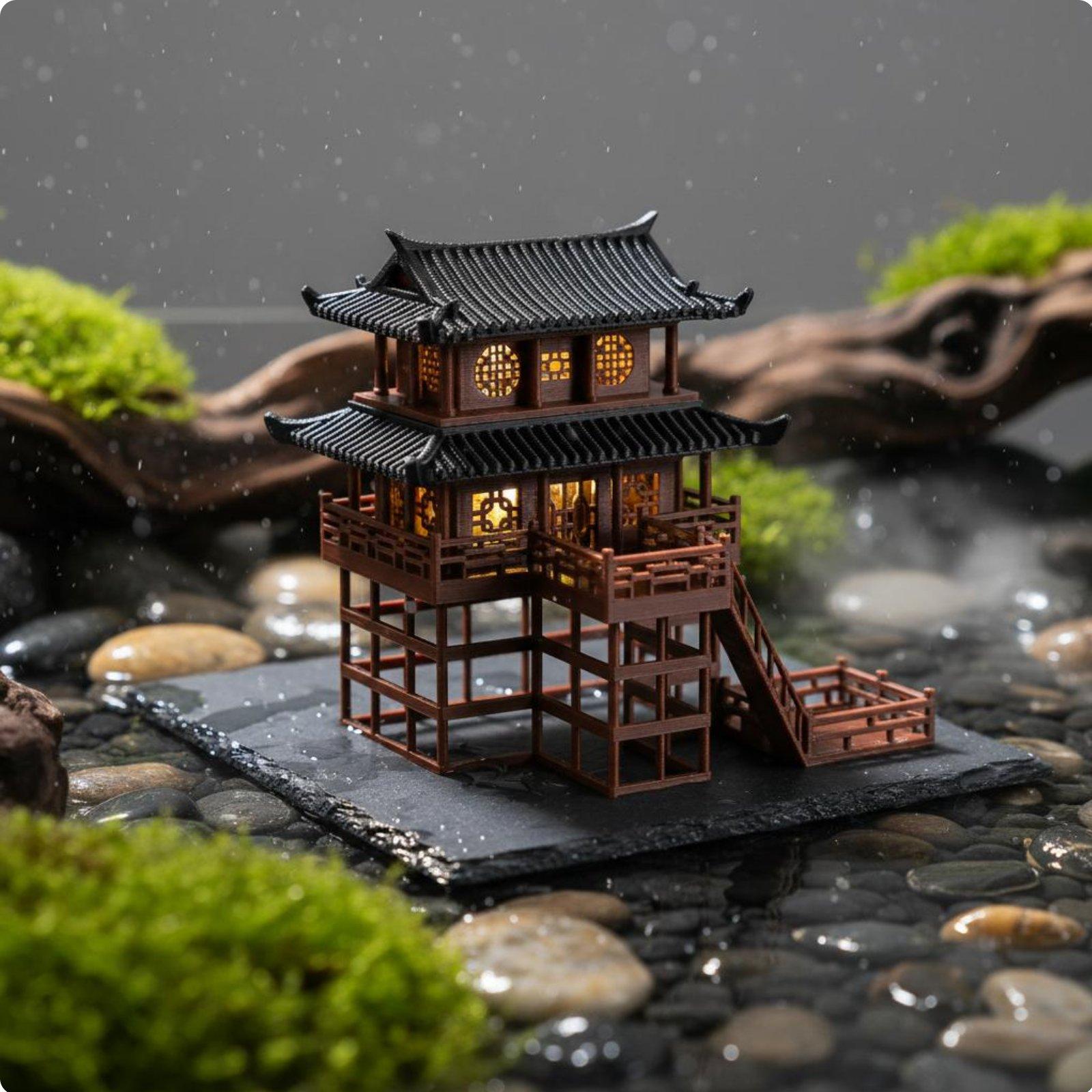 ศาลาพลาสติกตั้งโต๊ะทรงเจดีย์ขน - Bonsai Gardener บทวิจารณ์และราคา